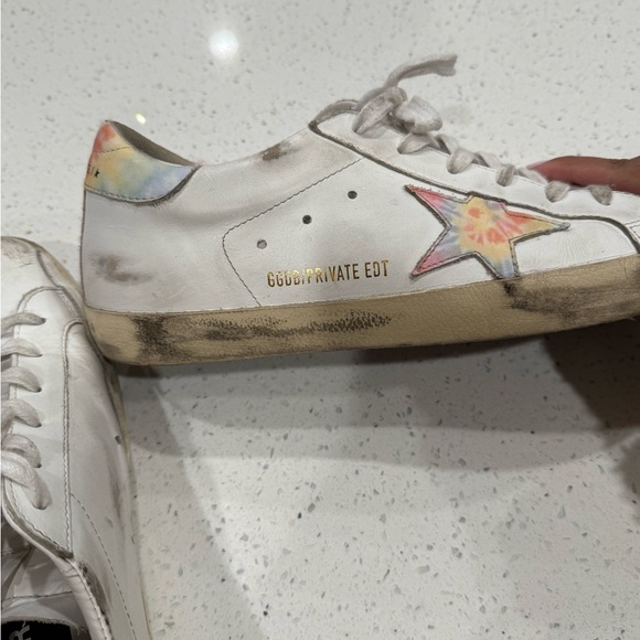 Golden Goose Shoes - Golden Goose White Sneakers with Star Detail
